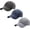 Black+Blue+Grey, variant on 3 Pack Men Womens Baseball Cap Plain Retro Adjustable Baseball Cap Washed Cotton Dad Hats