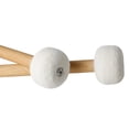 thumbnail image 2 of 1 Paire de Maillets en Feutre avec Manche en Bois pour Instruments de Percussion Blanc, 2 of 6