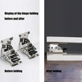 thumbnail image 3 of YIEMEEN 2pcs Practical Locking Folding Hinges Convenient for Cabinets and Window Gate, 3 of 13