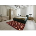 thumbnail image 4 of Ahgly Company Indoor Rectangle Patterned Grapefruit Red Area Rugs, 7' x 10', 4 of 6