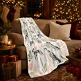 thumbnail image 3 of Whimsical Dalmatian Dog Watercolor Pattern, Playful Pet Portrait Pattern, Warm Flannel Blanket for Living Room and Reading Nook, Dog Lovers Friendship Gift, Pet Lover Home Decor, 3 of 9