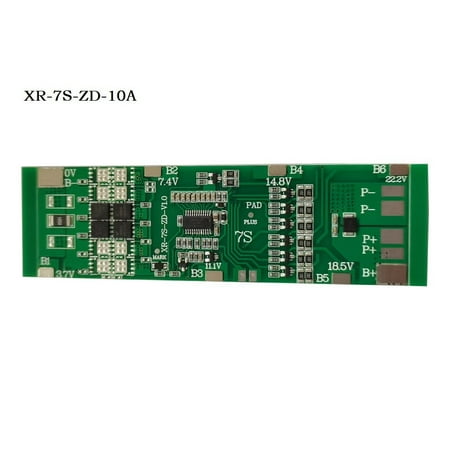 

BMS 7S 24V 10A 20A 30A Lithium Battery Protection Board with Battery Balancer