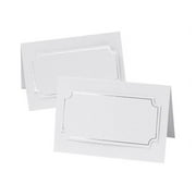Gartner Studios - Place card - 3.752 in x 2.5 in - silver foil - paper, foil (pack of 50)