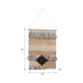 thumbnail image 4 of Wall Art for Home and Room Decor - Handcrafted Woven Art with Artistic Pattern Perfect as Hanging Wall Decor - Boho Home Decor Accent for Living Room, Bedroom, or Bathroom Decor - 36" Tan & Ivory, 4 of 12