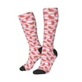 thumbnail image 2 of Fotbe Cute Watermelon print Women's Men's Novelty Crew Socks Cotton Socks Knee High Socks for Walking,Running,Nurses,Pregnancy, 2 of 8