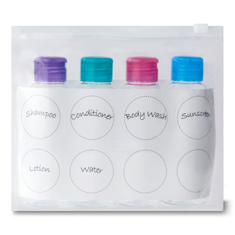 Nice! on The Move 3.4 Ounce 4-Piece Travel Bottle Set - Each