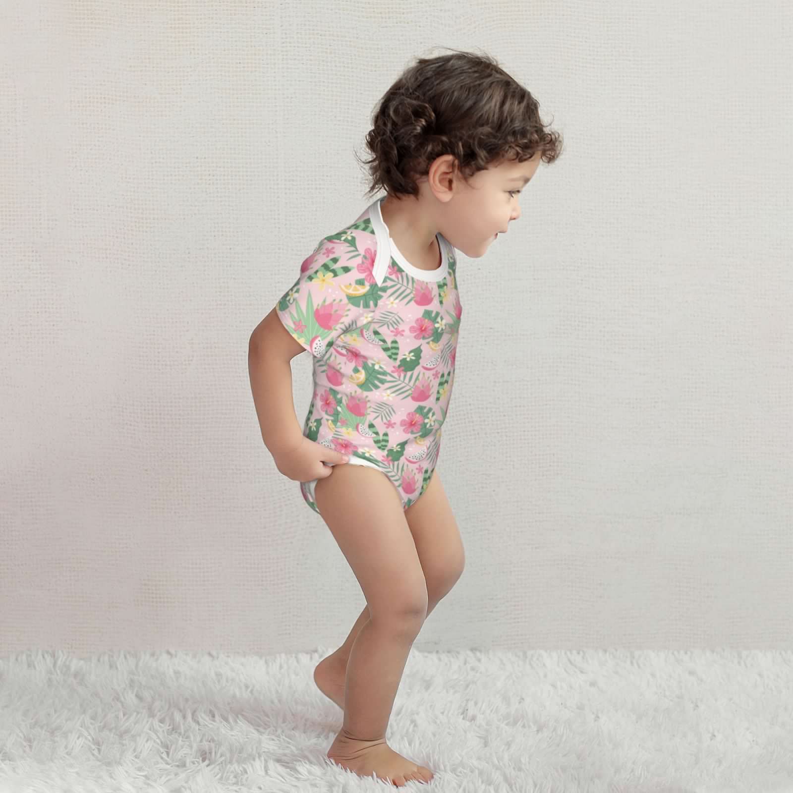 thumbnail image 5 of Rocae Tropical Pitaya for Baby Climbing Clothes Soft Baby Romper for Active Infants Comfortable and Breathable Crawling Jumpsuit Unisex Baby Outfit 2 Years, 5 of 8