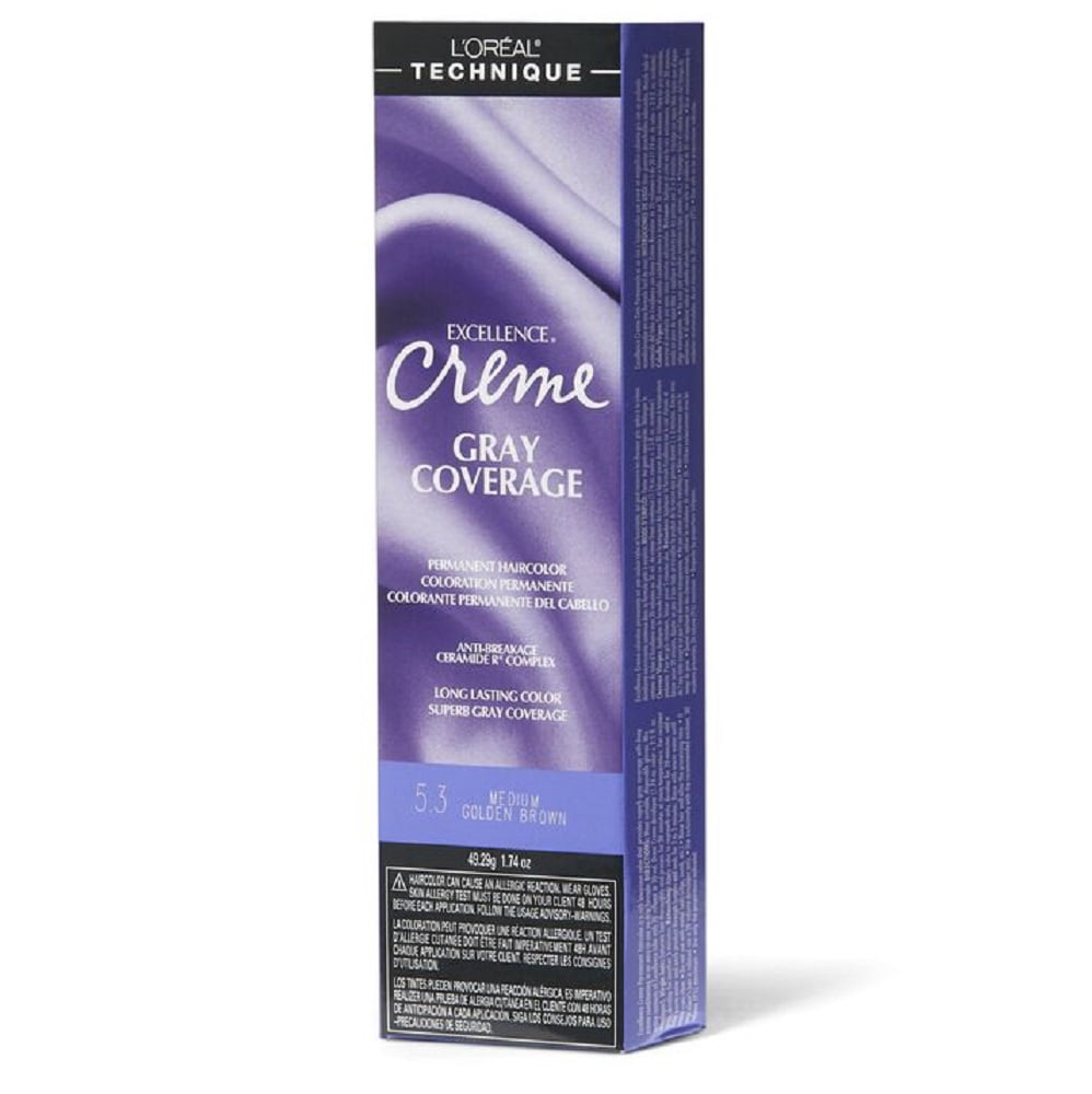 L'Oréal Paris, Hair Color, Medium Golden Brown #5.3, Permanent