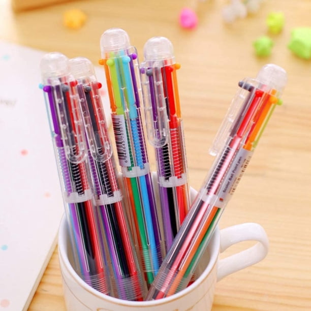 Bolígrafos Retráctiles Multicolores Lindos De Dibujos... | Envío Gratis