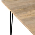 thumbnail image 4 of Simpli Home Hunter SOLID MANGO WOOD and Metal 54 inch x 54 inch Square Industrial Dining Table in Natural, 4 of 11