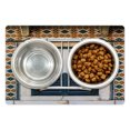 thumbnail image 1 of Shutters Pet Mat for Food and Water, Window of Old Architecture in Lisbon Portugal Touristic Town Cultural Nostalgic, Non-Slip Rubber Mat for Dogs and Cats, 18" X 12", by Ambesonne, 1 of 2