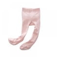 thumbnail image 1 of Little Girl Ruffle Bottom Cotton Tights 0-4T, 1 of 7