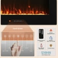 thumbnail image 6 of Danrelax 60'' Recessed Mounted Electric Fireplace Insert, 750/1500W, 6 of 8