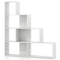 thumbnail image 7 of Auranook 4-Tier Bookshelf with 6 Storage Cubes 64" Tall Modern Geometric Stair Bookcase, 7 of 7