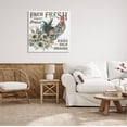 thumbnail image 3 of Stupell Industries Farm Fresh Country Hen Botanical & Floral Painting Gallery Wrapped Canvas Print Wall Art, 30 x 30, 3 of 8
