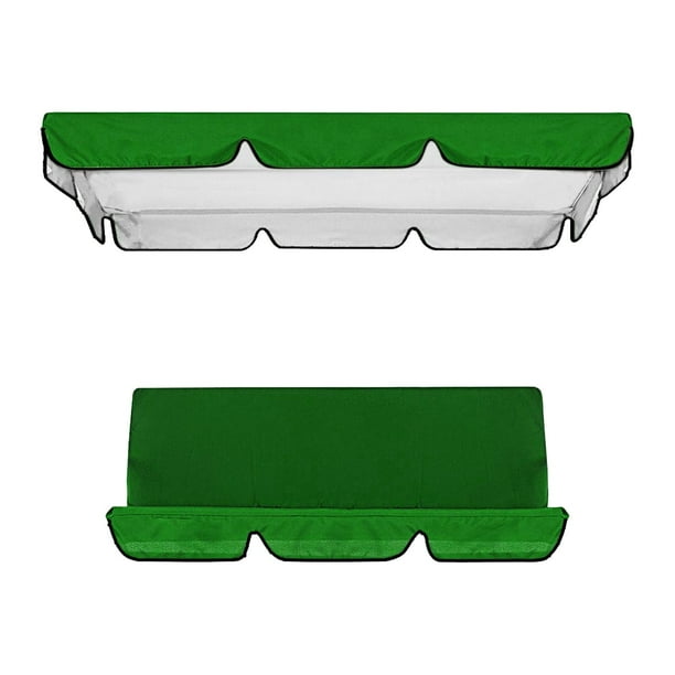 Cubierta protectora para columpio de Patio, funda resistente al agua para asiento de columpio , verde oscuro