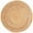 Natural, variant on Farmhouse Round Jute Rug, Rustic Boho Handmade Braided Carpet, Natural, 3 FT