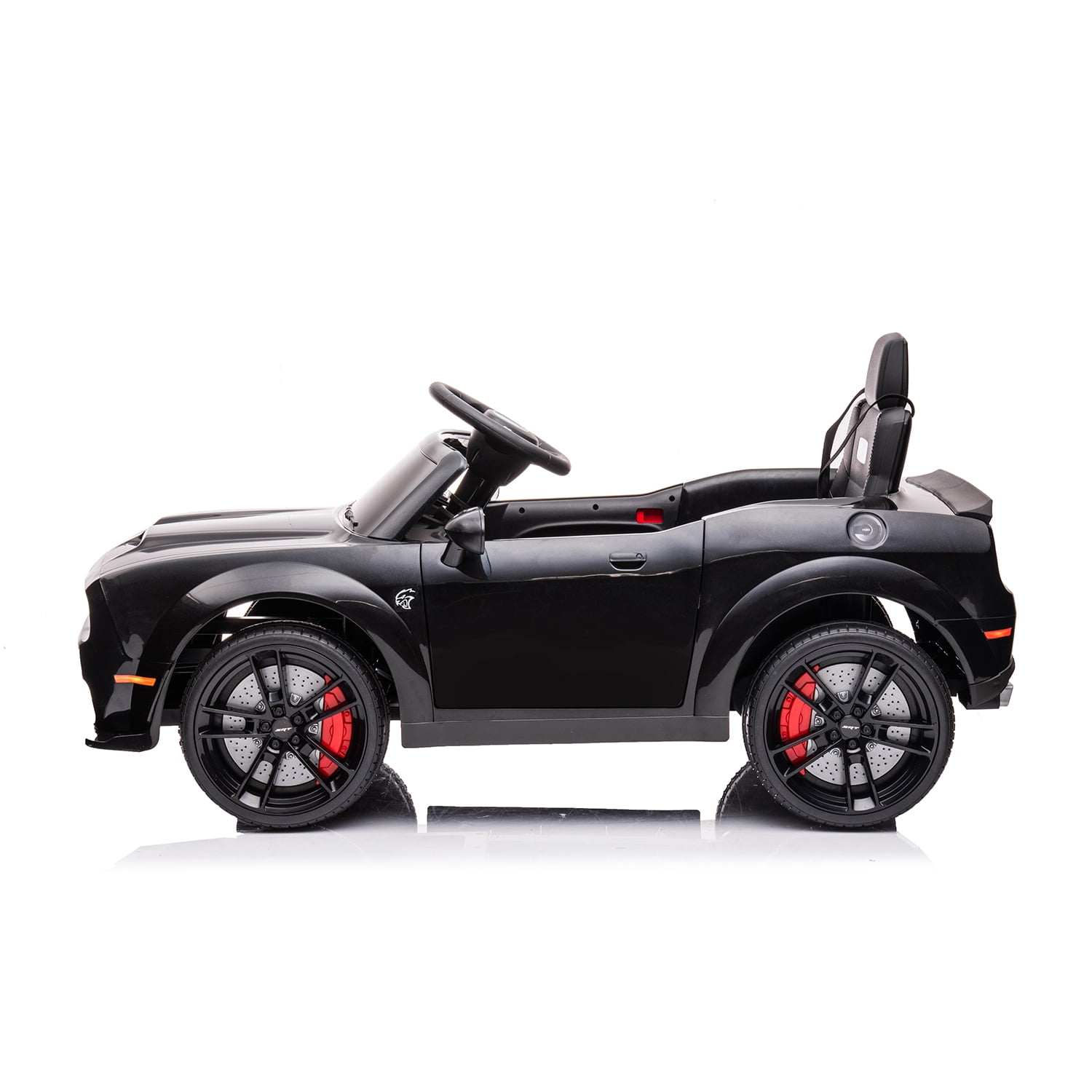 CIPACHO 12V Electric Cars for Kids, Licensed DODGE Challenger Ride On Car, Remote Control Truck Car for Boys Girls, Battery Powered Kids' Vehicles with LED Lights, Black CIPACHO 12V Electric Cars for Kids, Licensed DODGE Challenger Ride On Car, Remote Control Truck Car for Boys Girls, Battery Powered Kids' Vehicles with LED Lights, Black