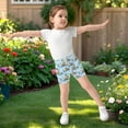thumbnail image 6 of joogoo Cartoon Duck Capybaras Girls Lined Shorts Bike Dance Bottoms 8Y, 6 of 7