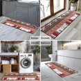 thumbnail image 2 of Red Boho Tribal Diamonds and Rectangles Pattern Kitchen Rug Mat,Kitchen Runner Rugs Non Skid Washable,Decorative Kitchen Floor Mats for Kitchen,Sink,Laundry,17"X47", 2 of 5