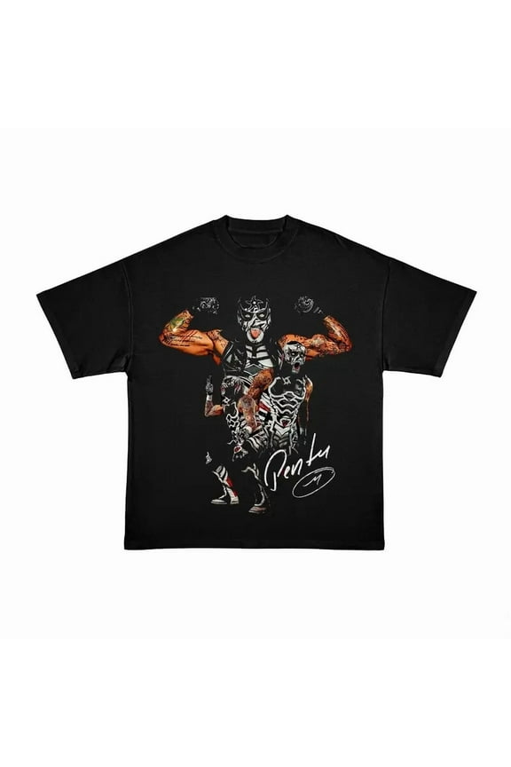 Penta Cero Miedo Wrestling Tee, Vintage Aew Pro Wrestling Shirt,Black Color,Size 2XL