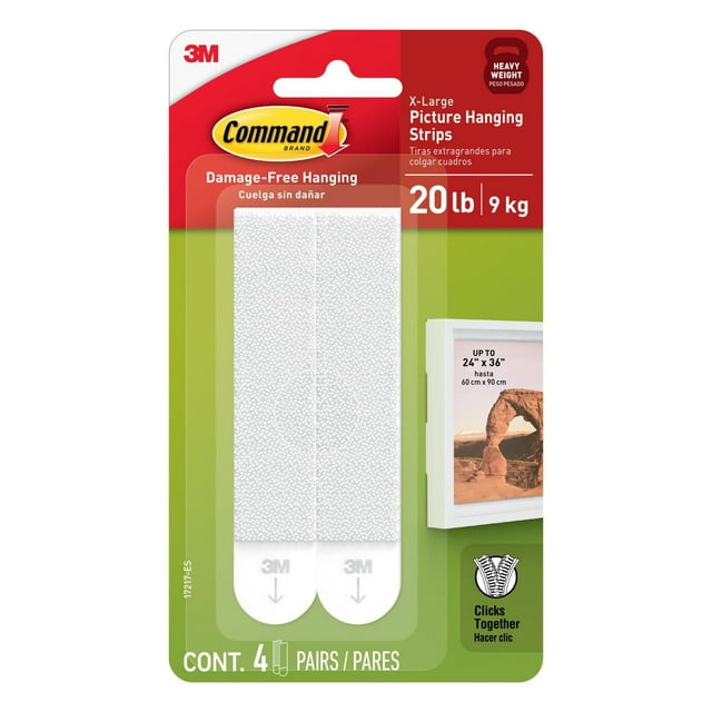 Command Picture Hanging Strips, 17217-EF