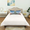 thumbnail image 6 of Dailycode Satin Pillow Case King Silk Pillow Cover for Hair and Skin Envelope Closure Christmas Tree House Snow 20"x40", 6 of 9
