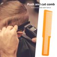 thumbnail image 3 of Peluquería Carbón Antiestático Peine Diente Ancho Cortapelos Peine (Naranja) Tmvgtek cuidado belleza, 3 of 9