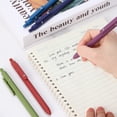 thumbnail image 5 of FIOVER Gel Pens, 5pcs 0.5mm Quick Dry Black Ink Fine Point Smooth Writing Pens High-End Series Ballpoint for Office, 5 of 7