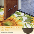 thumbnail image 6 of CURLYOOT Yellow Sunflower Summer Floral Half Round Door Mat, Indoor Outdoor Entrance Rug, Semi Circular Area Rug, Non Slip Washable Absorbent Doormat, Laundry Room Rug 40'' x 63'', 6 of 7
