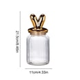 thumbnail image 3 of BAOPAI Easter Candy Jar Storage Container with Festive Bunny Design for Kitchen and Holiday Use Durable Glass Gift Idea, 3 of 6