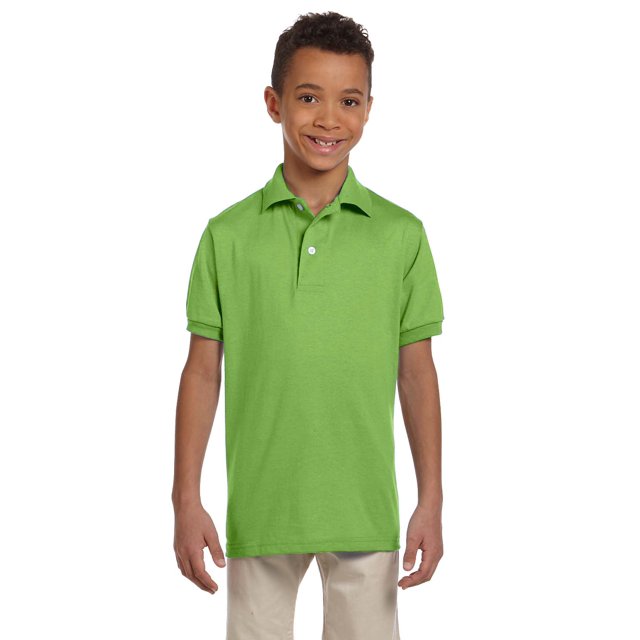 Jerzees Youth 5.6 oz. SpotShield Jersey Polo - 437Y