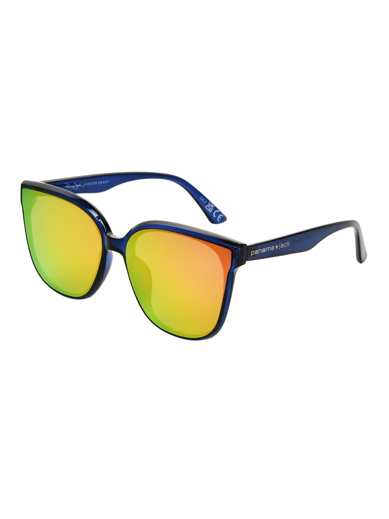 Panama Jack® x Foster Grant® Blue Square Women's Sunglasses with
