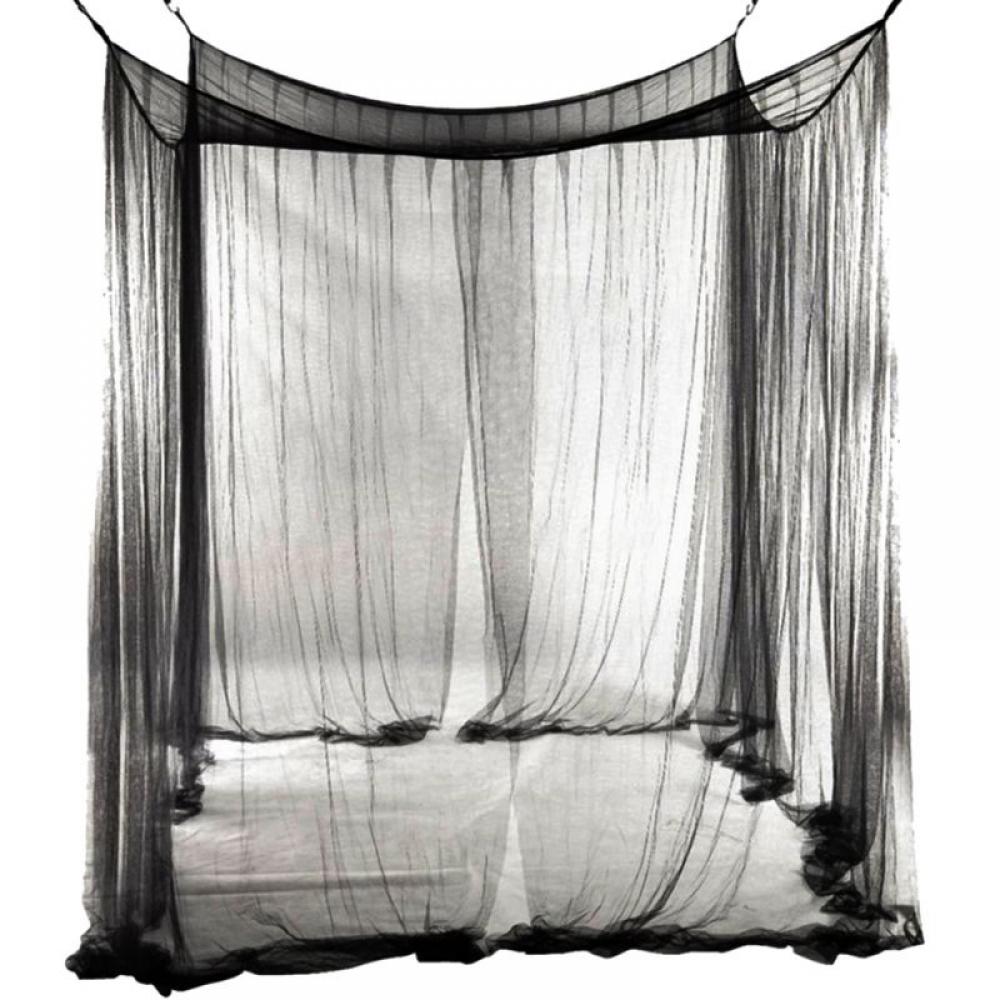 4 Corner Post Bed Canopy Bedroom Canopy Curtains Hanging Pendants for King Size Bed and Large Queen Size Bed - image 2 of 8