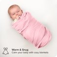 thumbnail image 6 of Bare Home 6-Pack Flannel Receiving Blanket - Warm and Durable - Ultra Soft - Receiving, Light Pink, 6 of 9