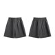 thumbnail image 4 of pstuiky Pantalones cortos de gimnasio para hombre, Pantalones cortos de playa holgados para hombre, de color liso, informales, a la moda, con bolsillos, botones y cremallera, 4 of 5