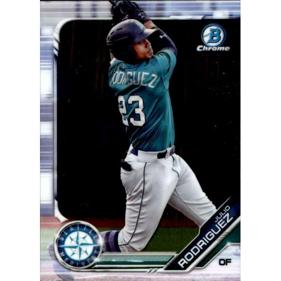 MLB 2019 Bowman Chrome Draft     Julio Rodriguez Trading Card (Rookie) #BDC-60