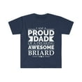 thumbnail image 1 of Proud dad briard Dog Dad Owner Father's Day Unisex T-shirt S-3XL, 1 of 2