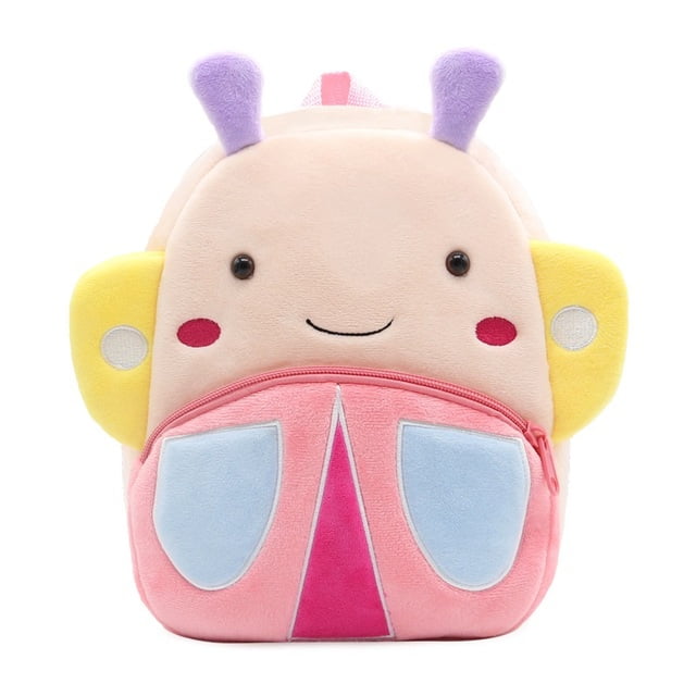Mochila escolar BOSEVEV Plush para niños y niñas de 2 a 6 años