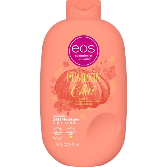 eos Shea Better Pumpkin Chai Body Lotion for Dry Skin, 16 fl oz