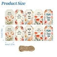thumbnail image 3 of 50 Mother's Day Greeting Cards with Hemp Rope – Souew Hanging Cards with Flowers, Decorative Tags for Gift Giving, Bulk Pack, 3 of 6