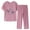 Pink, variant on vigerkar Plus Size Lounge Sets for Women Casual Summer Two Piece Outfits Cotton Linen Sets Short Sleeve Tops and Capri Pants Pink, 3XL