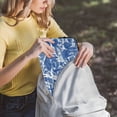 thumbnail image 5 of FORMRS 13"-13.3" Laptop Sleeve Protective Case Soft Carrying Quilted Computer Bag Cover, Blue Garden Pattern, 5 of 7