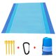 thumbnail image 1 of Alfombra de picnic Estera para exteriores, impermeable, a prueba de arena, manta de playa, estera de Picnic de poliéster plegable portátil, 140cm/210cm, 4 colores, 1 of 7