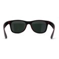 thumbnail image 2 of Child Size Kids Hipster Horn Rim Classic Plastic Sunglasses Red Orange Mirror, 2 of 4