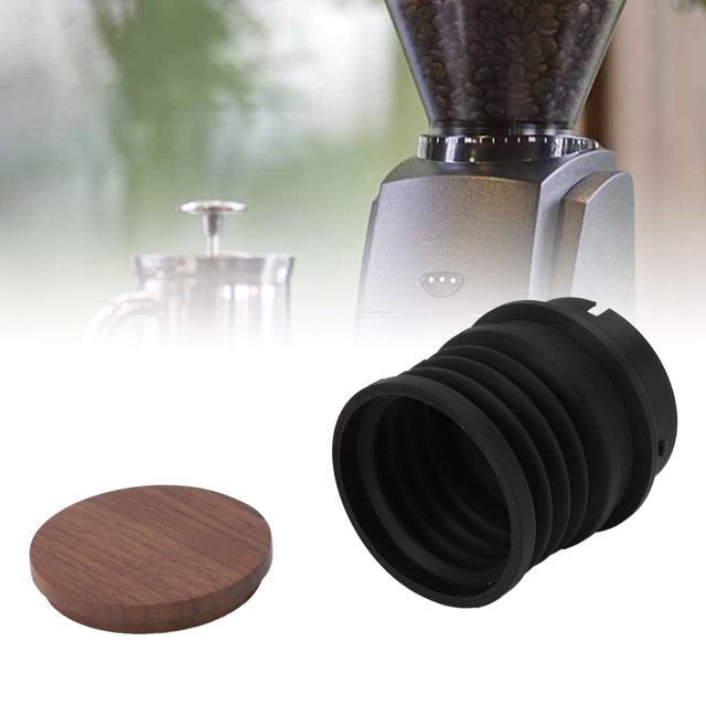 Coffee Grinder Dust Blower, Compact Coffee Grinder Single Dose Bin High Durability Walnut Silicone for Encore