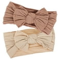 thumbnail image 6 of PAMINGONO Baby Girls Fashion Headbands Elastic Design Bow Knot Headbands Assorted Color 2Pcs 6.29X3.34X0.08In, 6 of 8