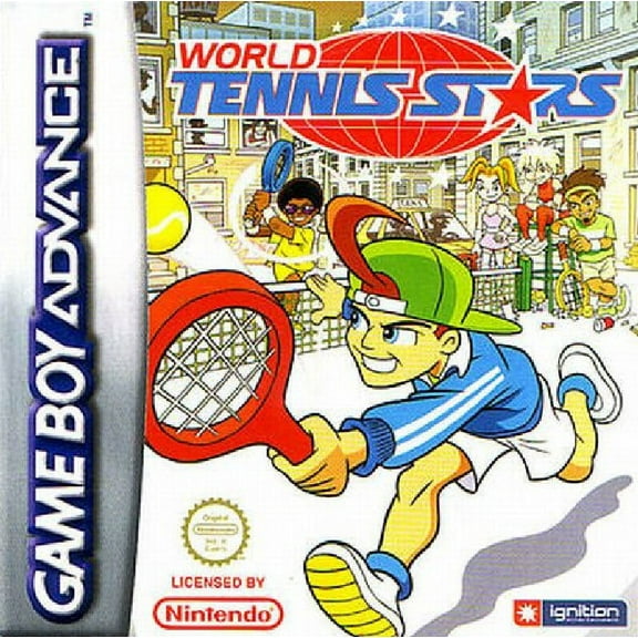 Restored World Tennis Stars (Nintendo Game Boy Advance, 2004) (Refurbished)