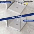 thumbnail image 6 of DV-1SB0111 DeerValley 35" L x 35" W Single Threshold Square White Shower Base Center Drain, Non-slip Design, 6 of 12