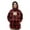 Red, variant on HOWPAY Cat Hoodie with Pouch Women Plaid Long Sleeve Sweatshirt Zipper Kangaroo Pocket Pet Carrier Pullover Animal Holder Fuzzy Cute Tops Green L